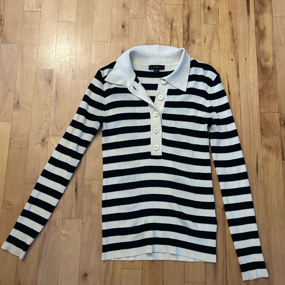 J. Crew Ribbed Sweater Excellent Condition — Size XS